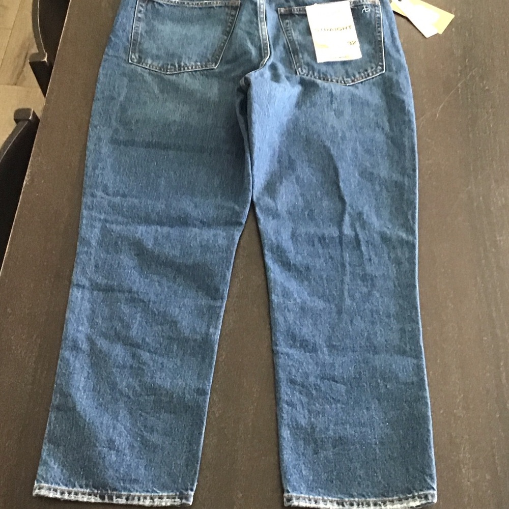 rag & bone Women's High Rise Blue Jeans